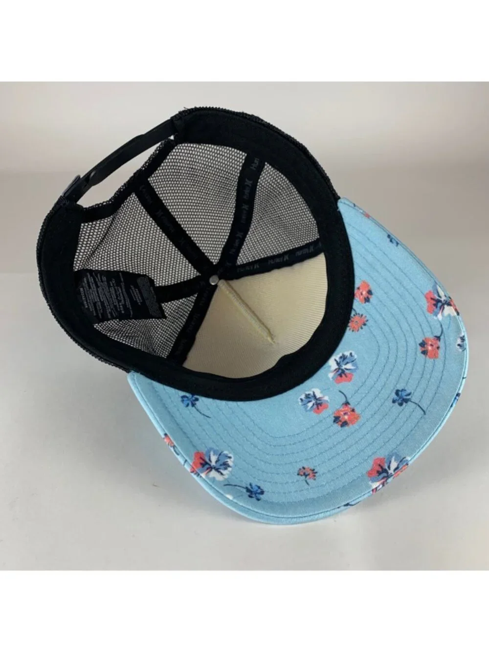 Hurley Unisex Blue Black Snapback Foam Trucker Hat